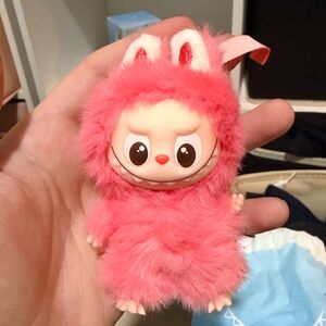 The Monsters LABUBU Pin for Love Series Letter N Plush Pendant